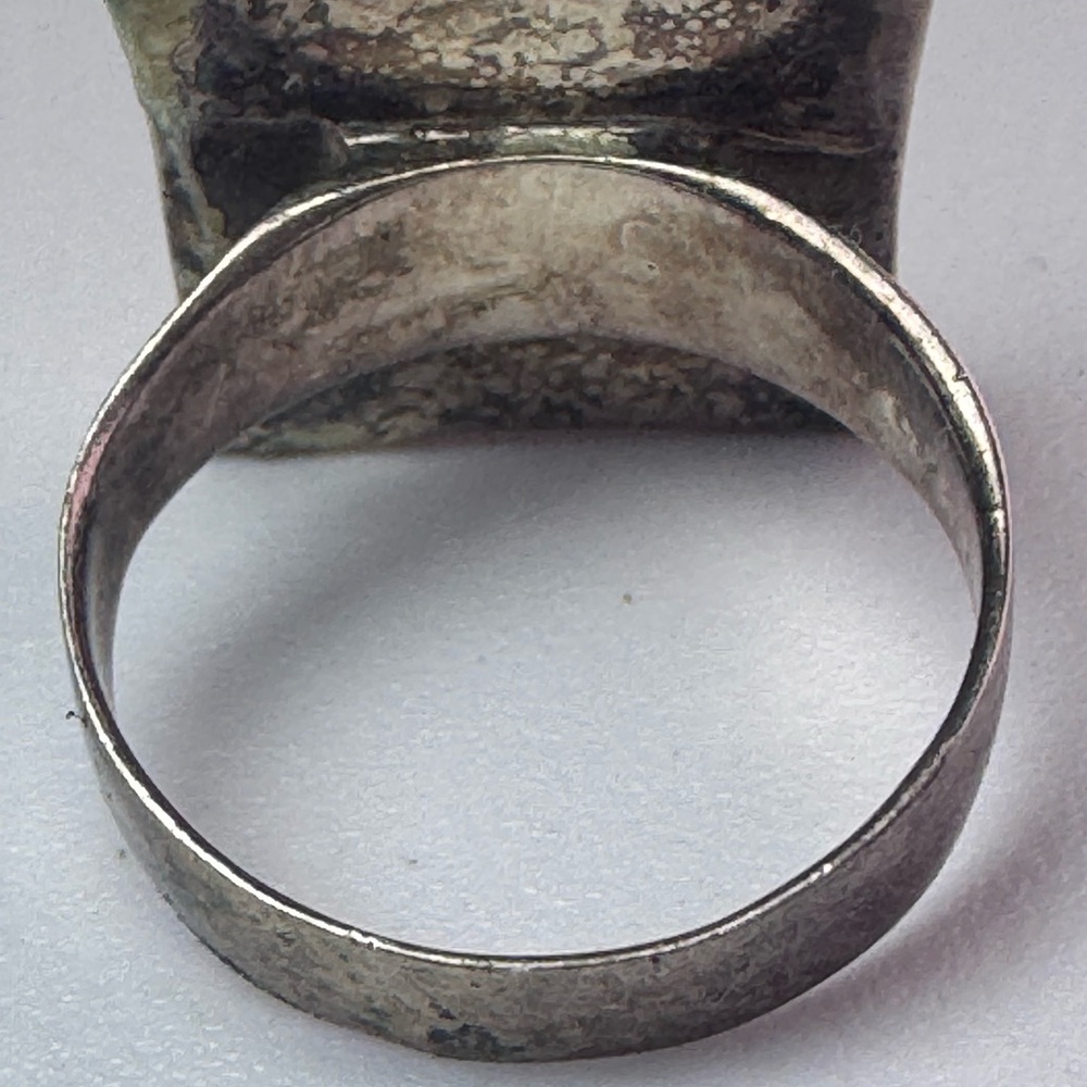 Sterling Silver Rind with MOP Inlay size 9 - Picture 7 of 12
